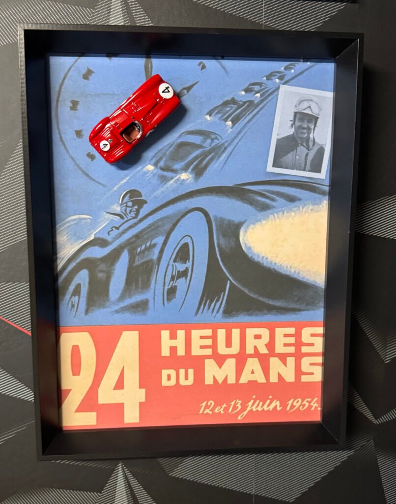 Tableau 3D de Maurice Trintignant aux 24 heures du Mans