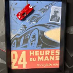 Tableau 3D de Maurice Trintignant aux 24 heures du Mans