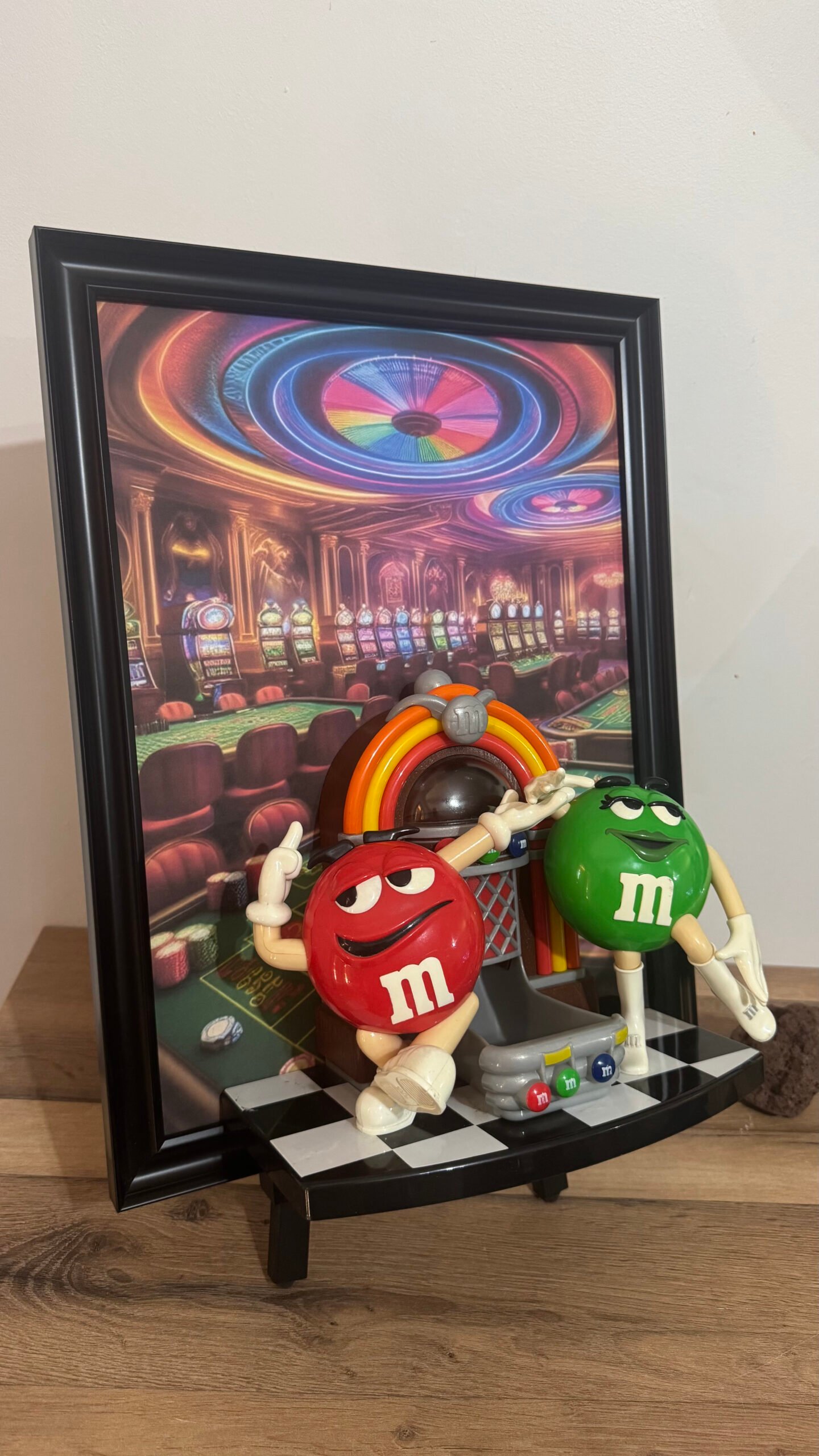 Tableau 3D unique M&MS au casino – Image 2