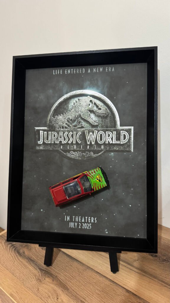 Tableau 3D du film Jurassic World Renaissance