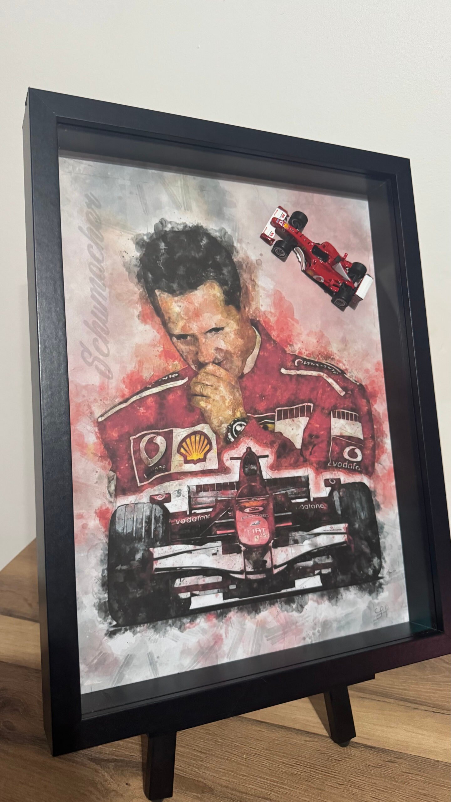 Tableau 3D unique Michael Schumacher