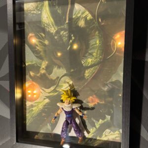 Tableau 3D Dragon Ball Z lumineux