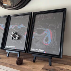 Tableau 3D M4 CSL sur le circuit Paul Ricard