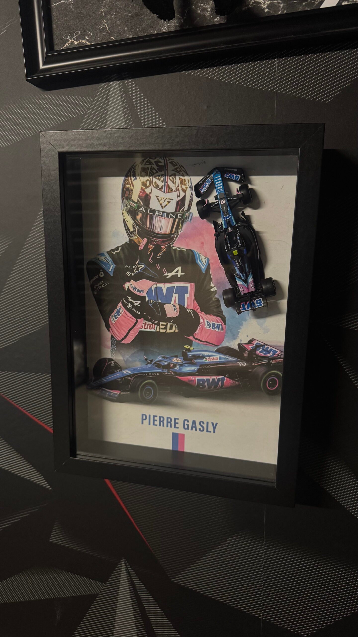 Tableau 3D F1 de Pierre Gasly
