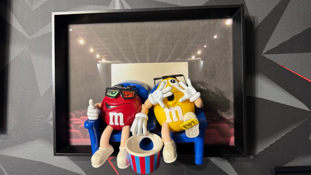 Tableau 3D M&Ms au cinema
