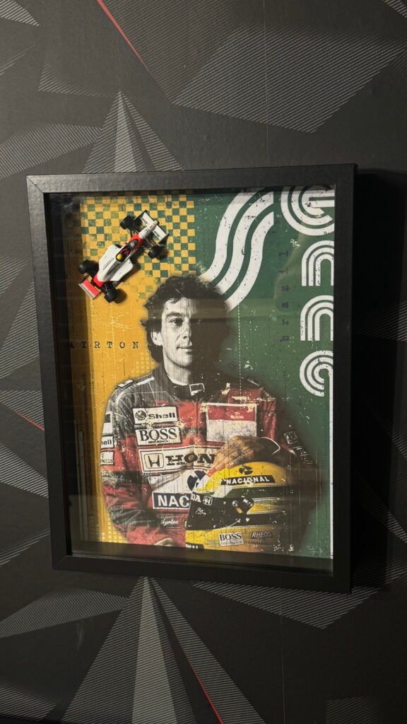 Tableau 3D d'Ayrton Senna