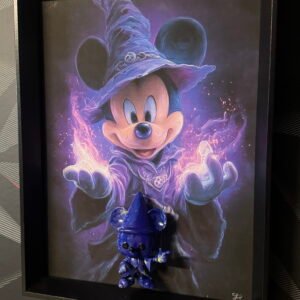 Tableau 3D Mickey sorcier